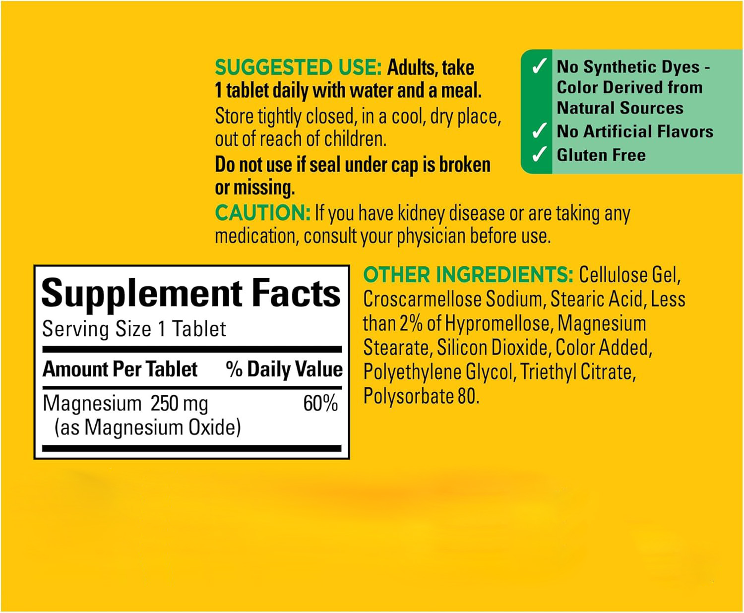 Magnesium Tablets