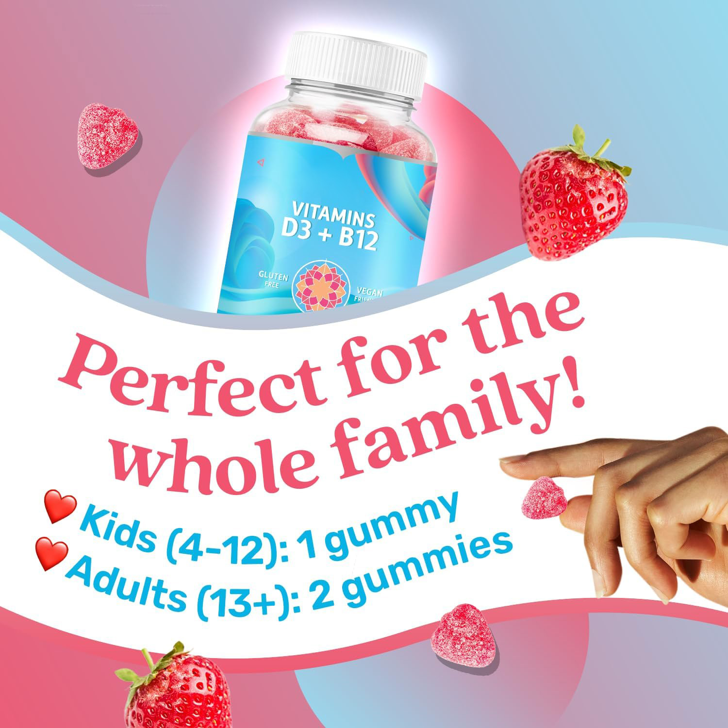 Vitamin D3 B12 Gummies 