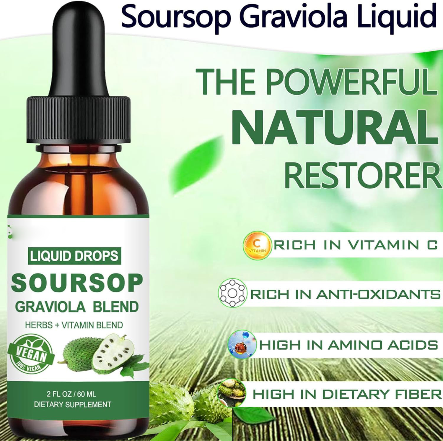 Soursop Graviola Liquid Drops