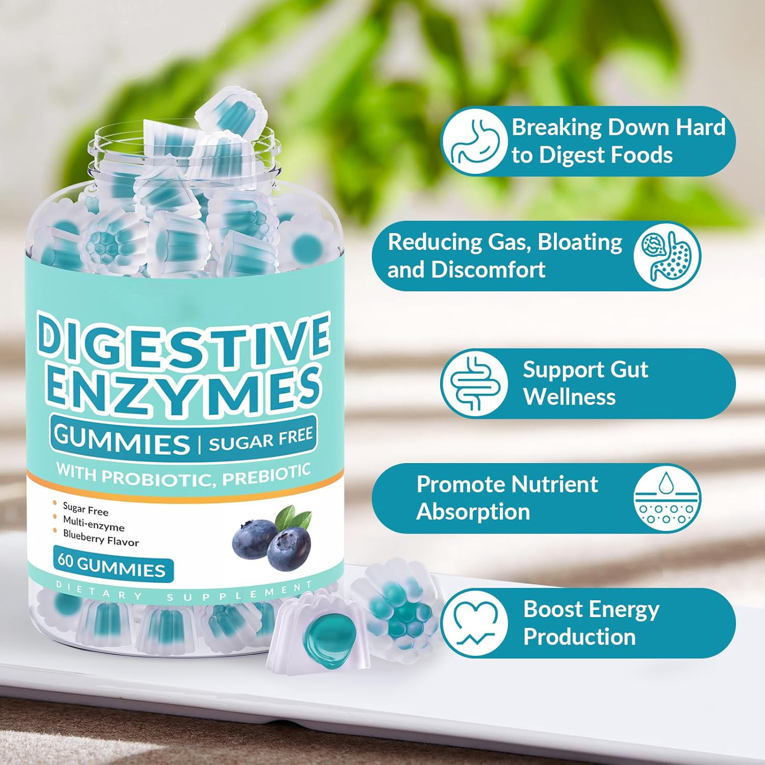  Digestive Enzymes Gummies