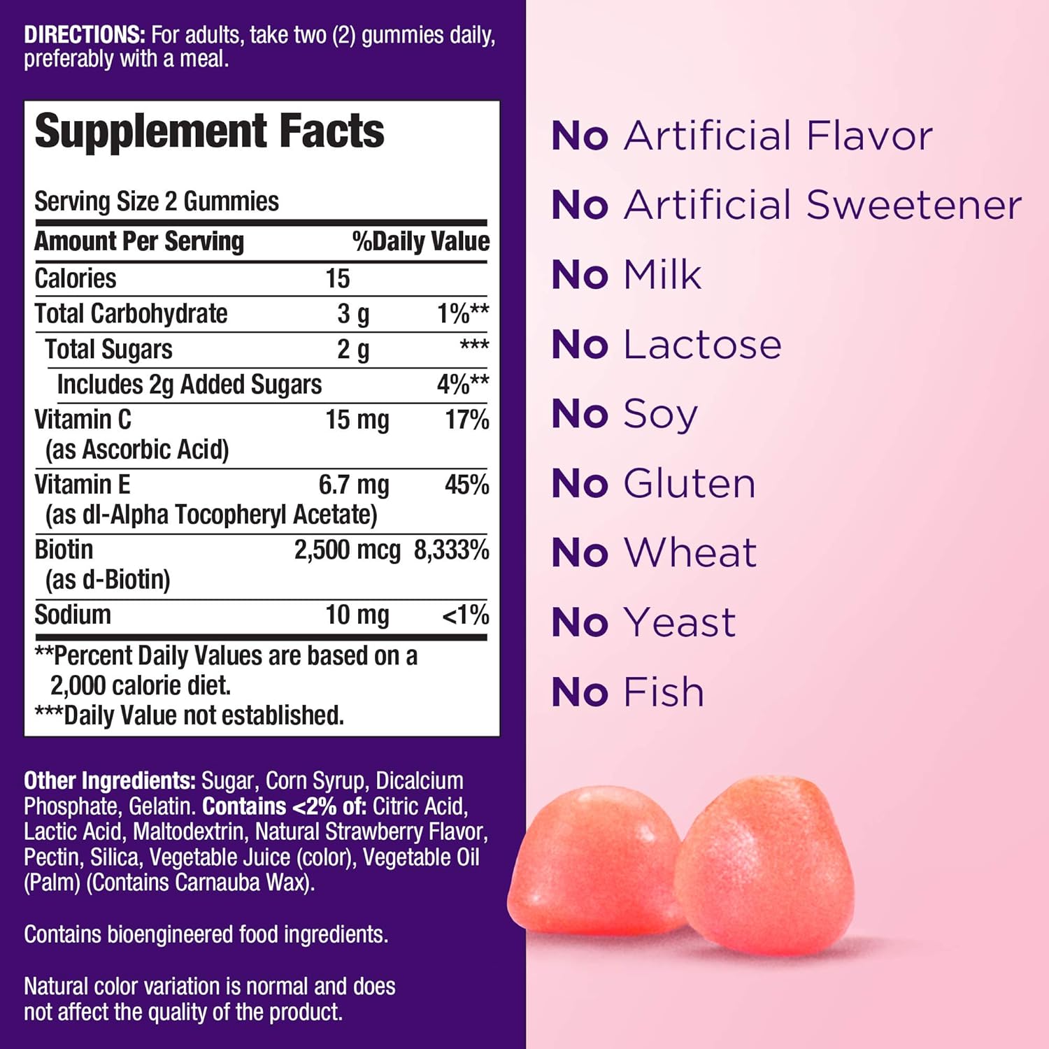  Hair, Skin and Nails Gummies