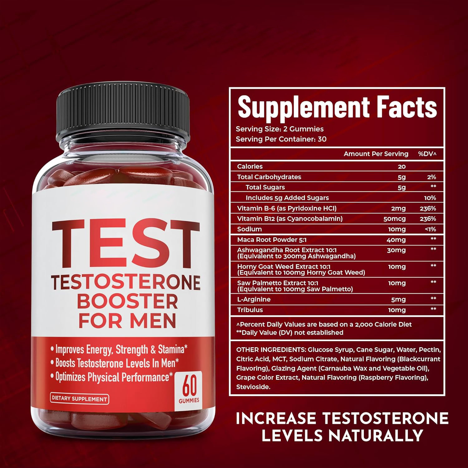  Testosterone Booster For Men Gummies