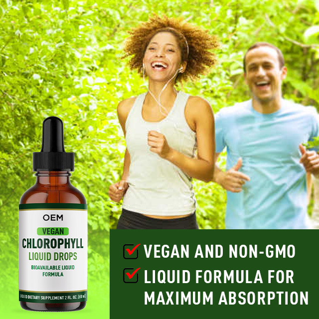 Chlorophyll Liquid Drops