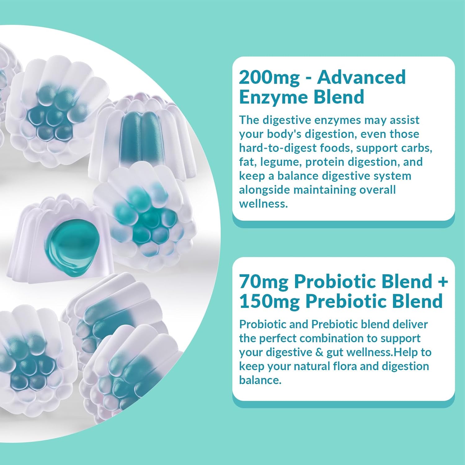  Digestive Enzymes Gummies