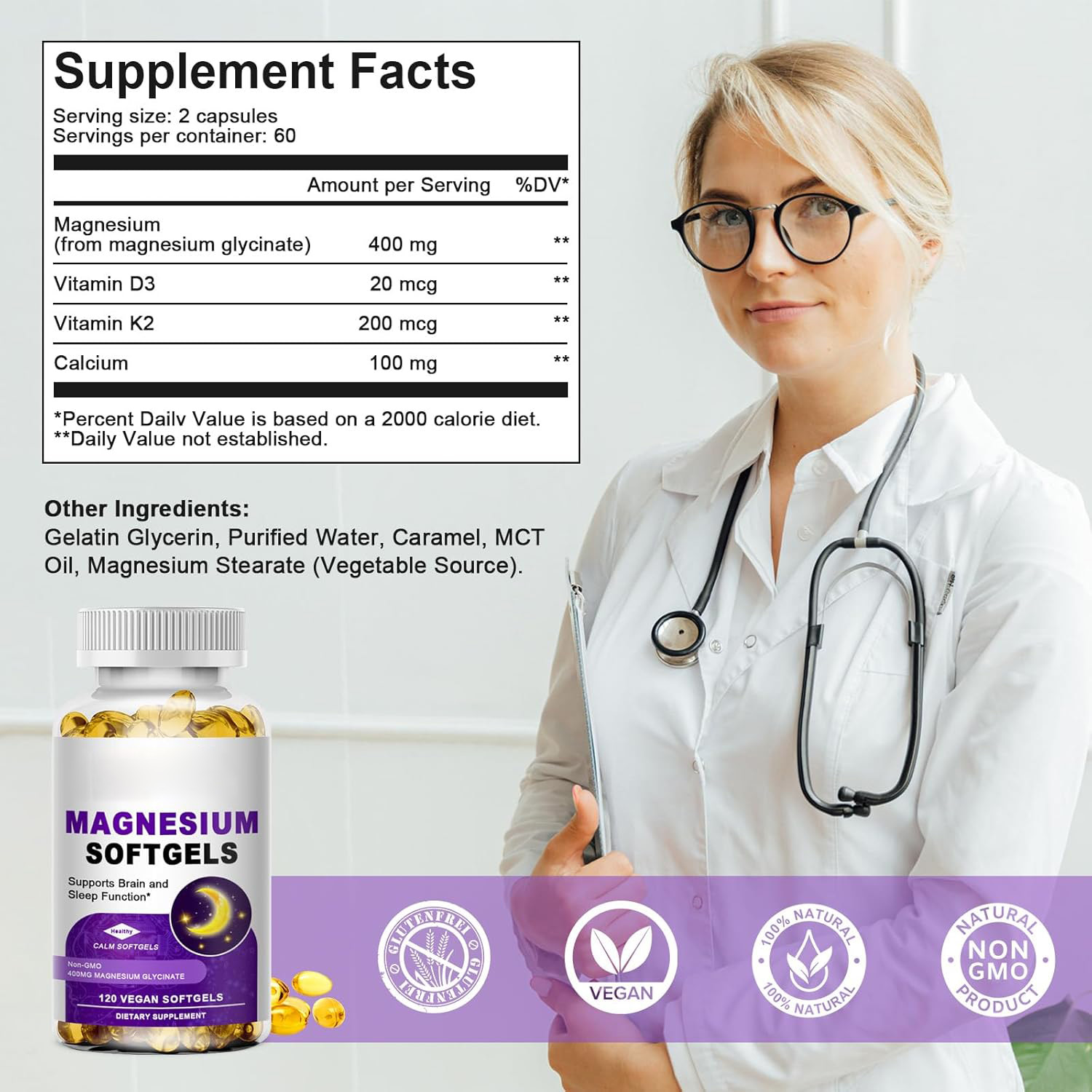 Magnesium Softgels Supplement