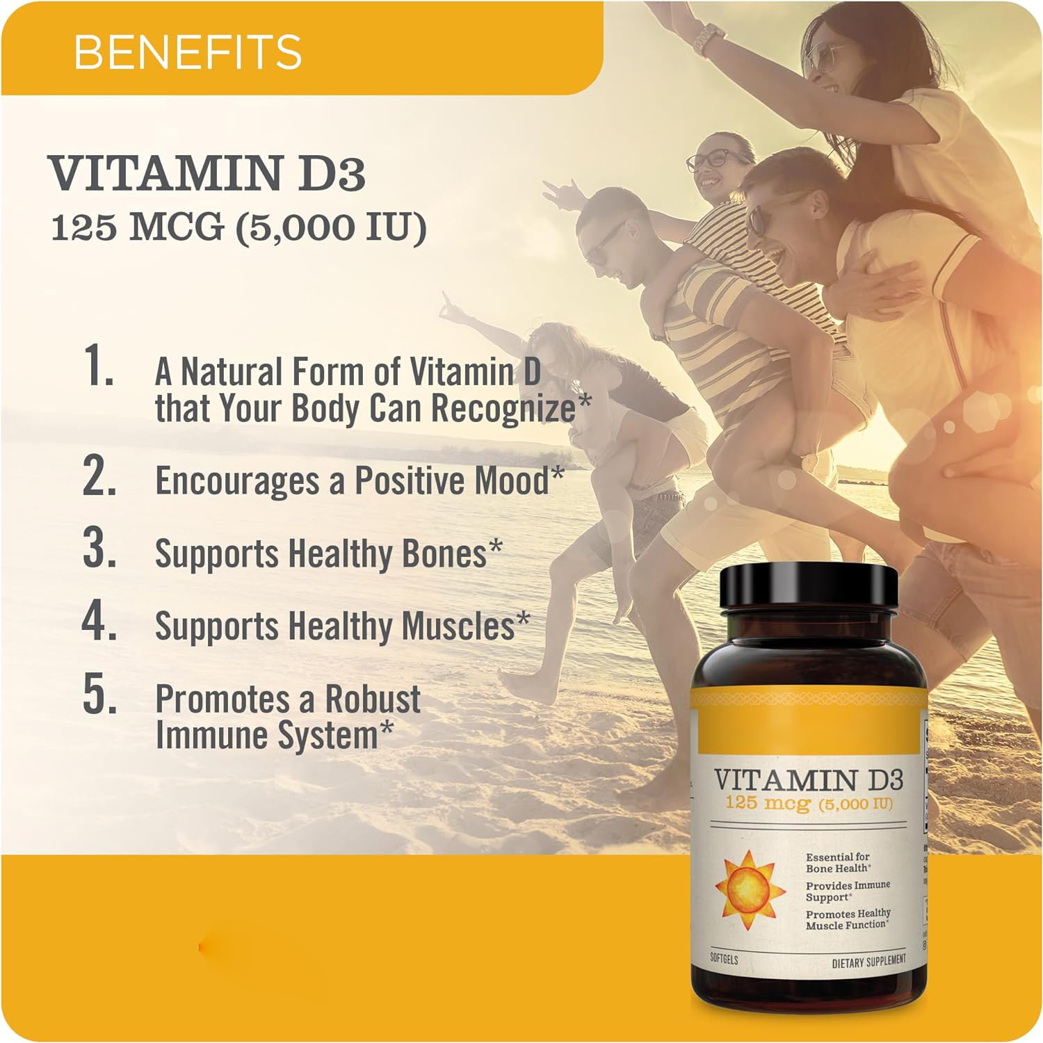 Vitamin D3 Softgels