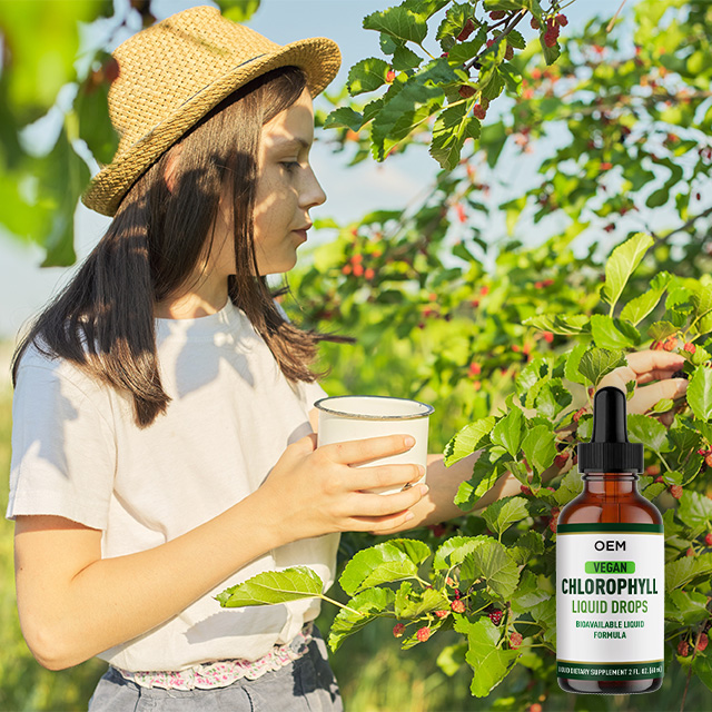 Chlorophyll Liquid Drops