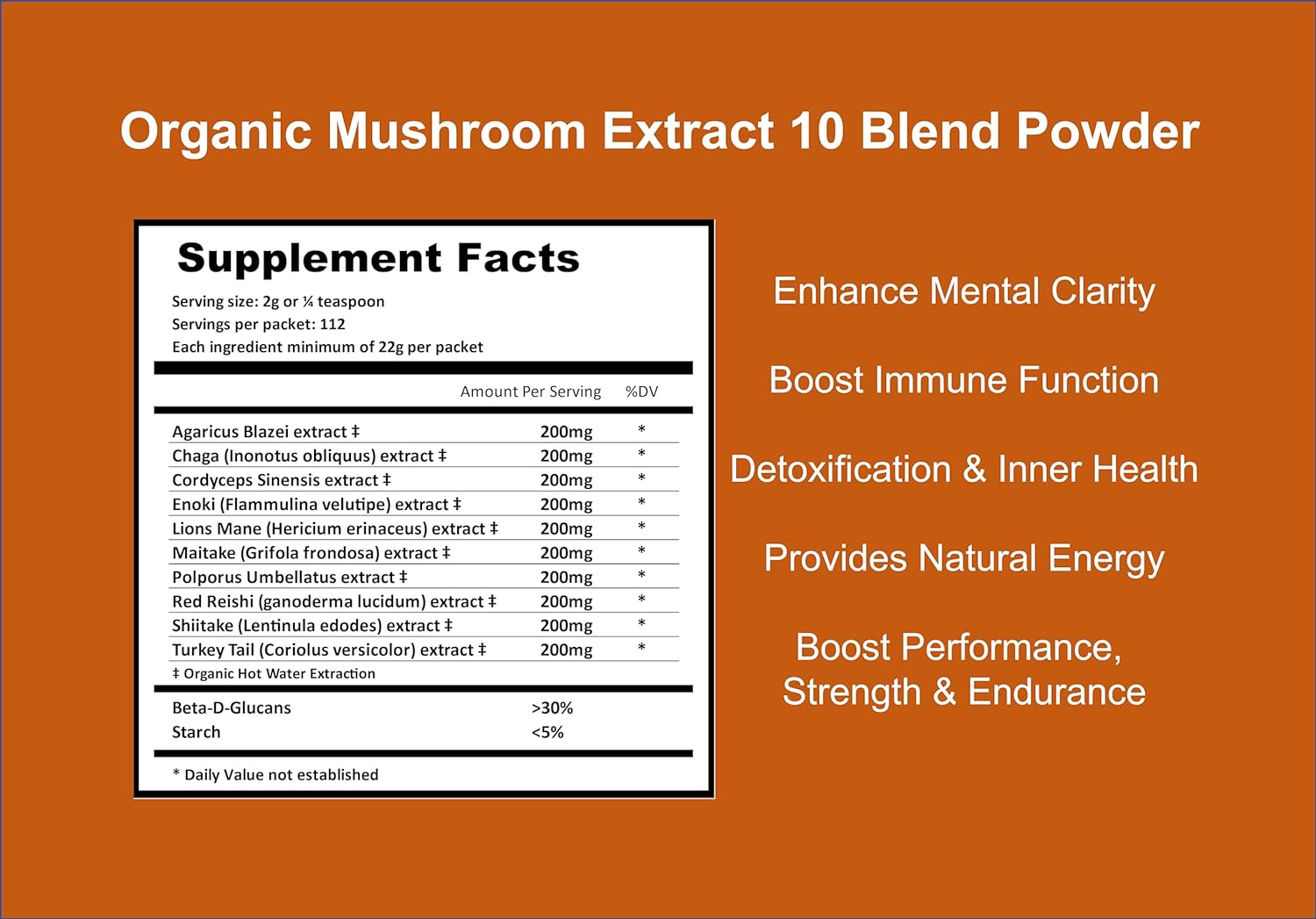Mushroom Extract Powder