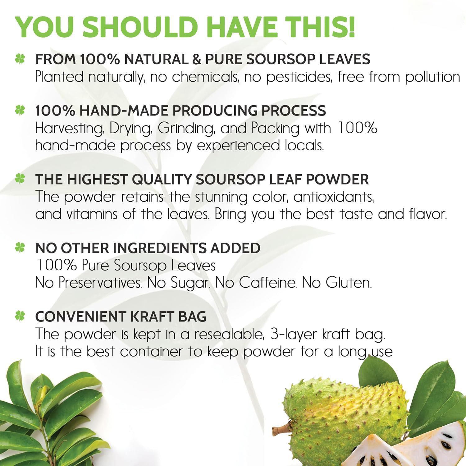 Soursop Leaf Powder