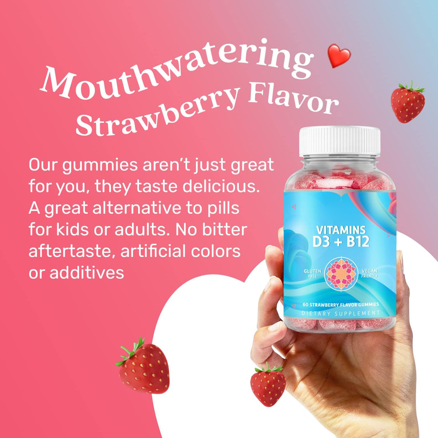 Vitamin D3 B12 Gummies 