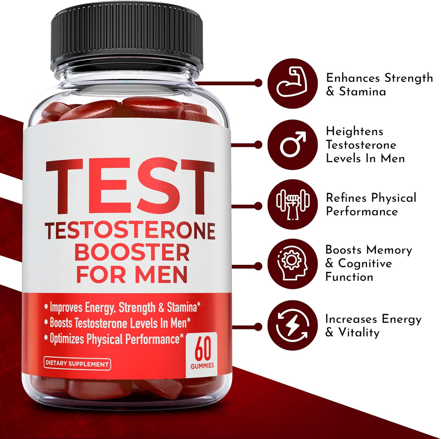  Testosterone Booster For Men Gummies