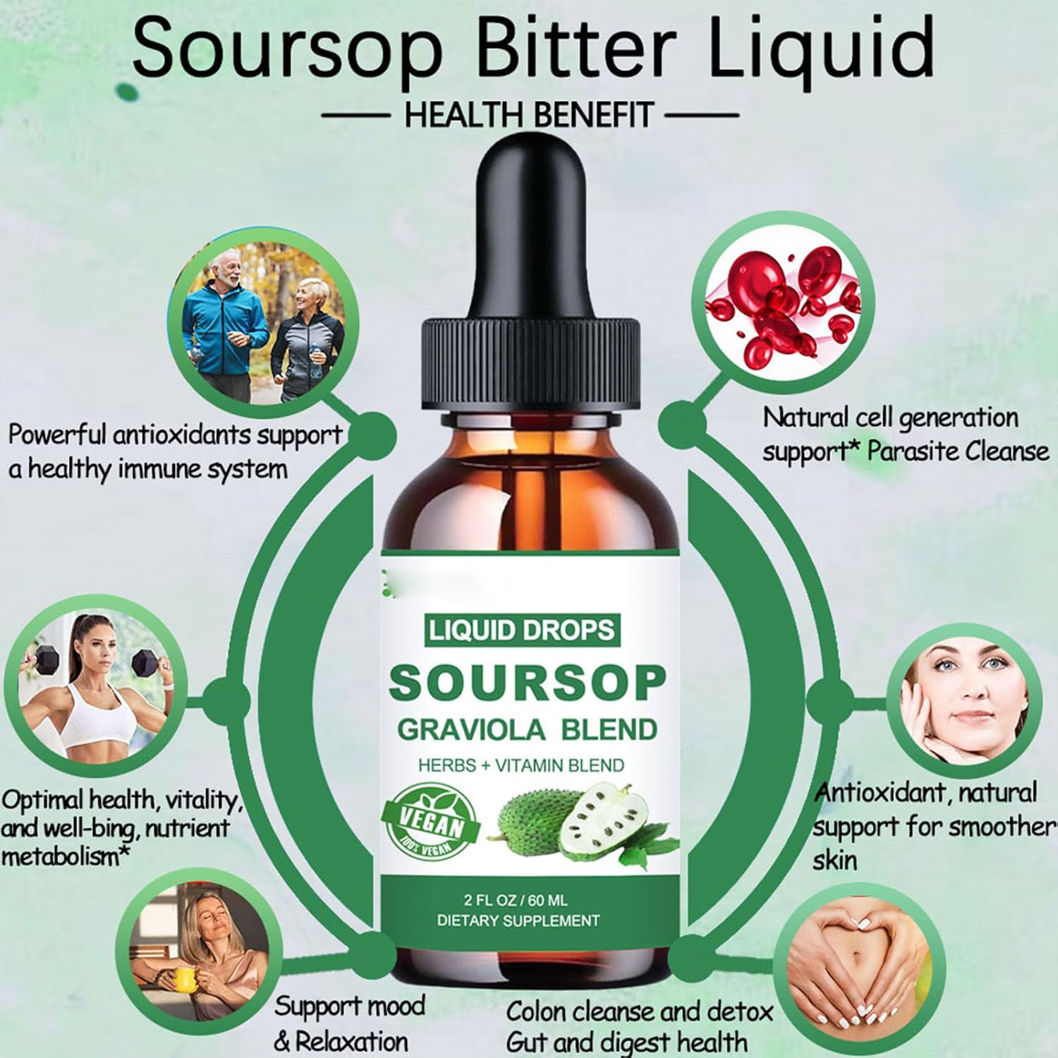 Soursop Graviola Liquid Drops