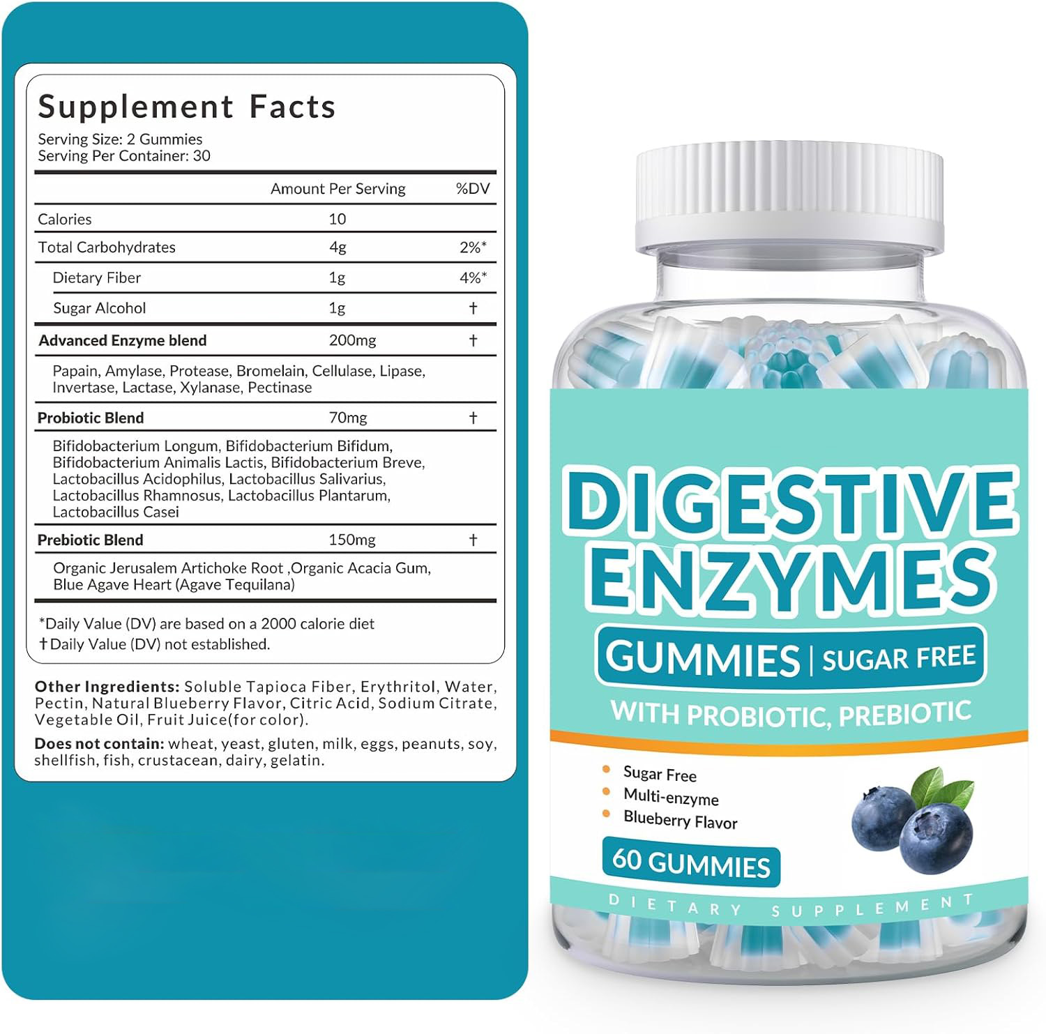  Digestive Enzymes Gummies