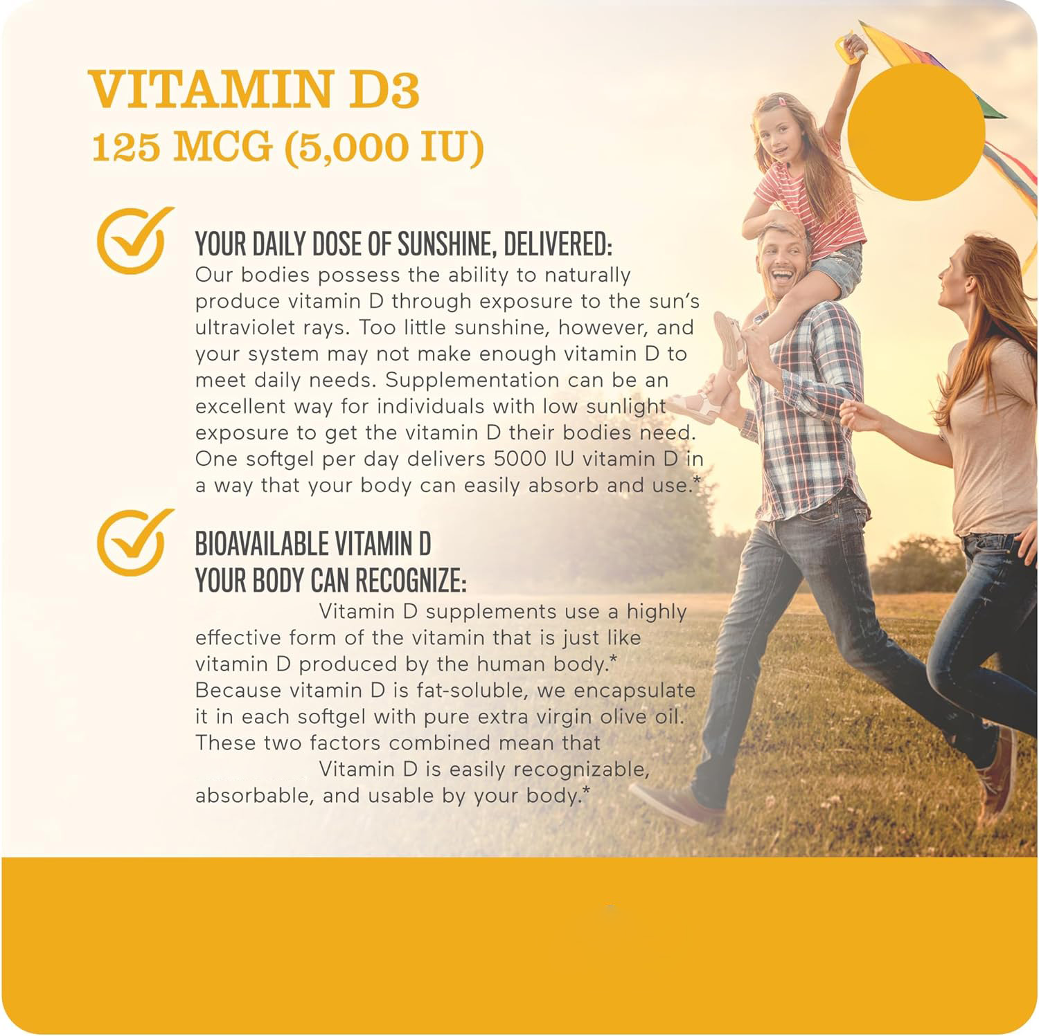 Vitamin D3 Softgels