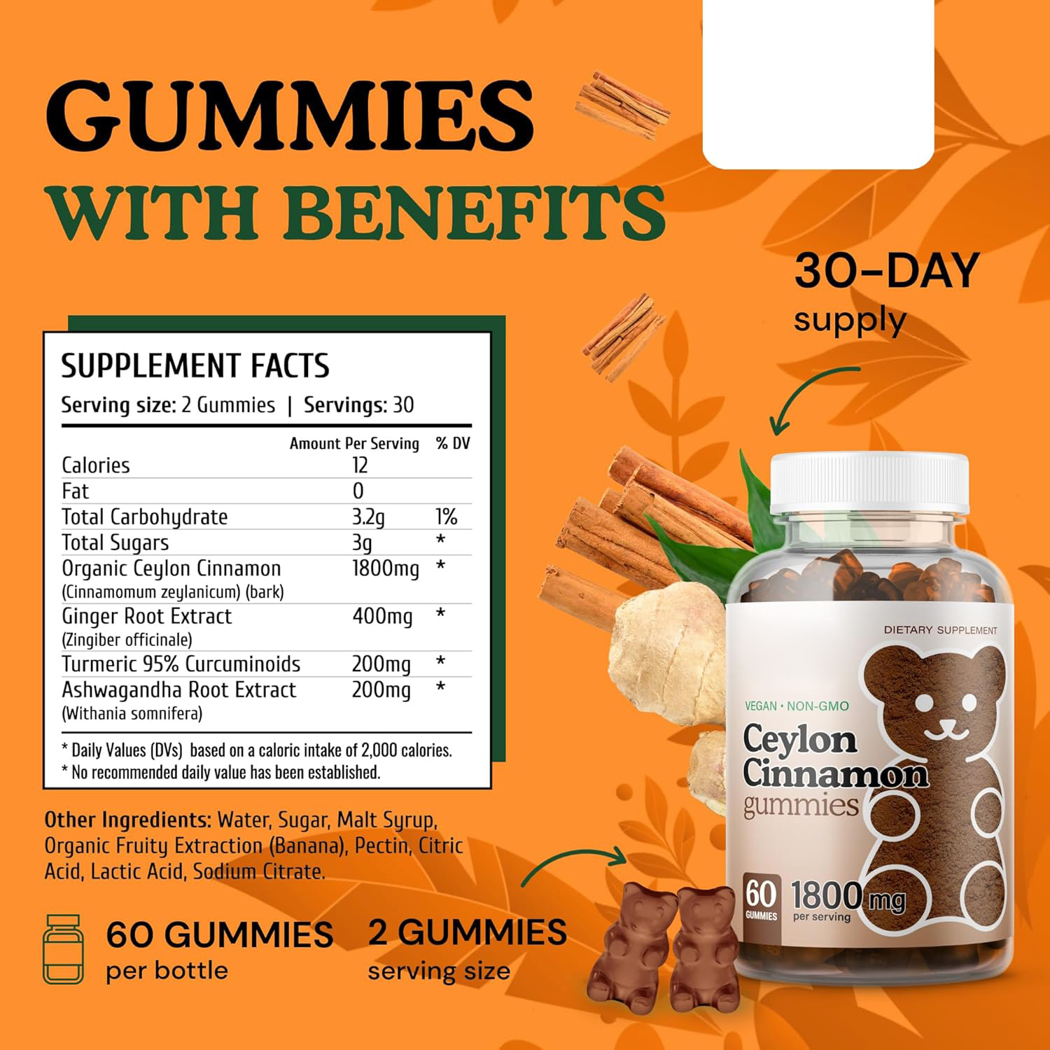  Ceylon Cinnamon Gummies