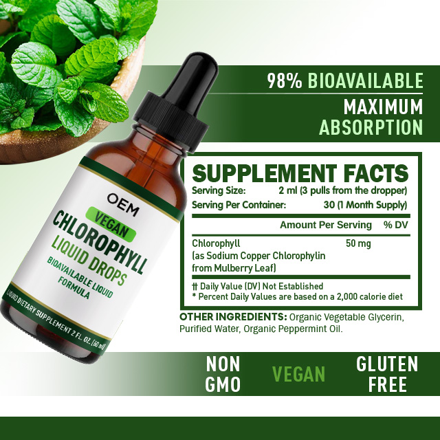 Chlorophyll Liquid Drops