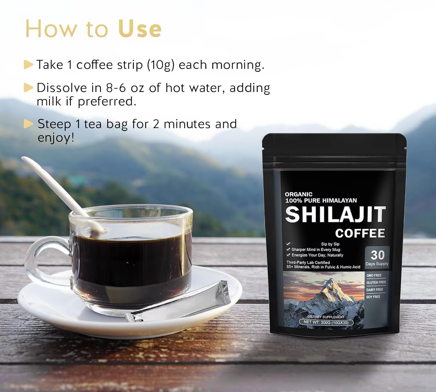 Shilajit Coffee Powder