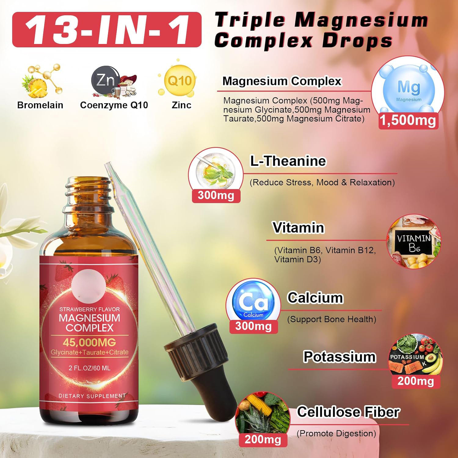 Magnesium Complex Liquid Drops