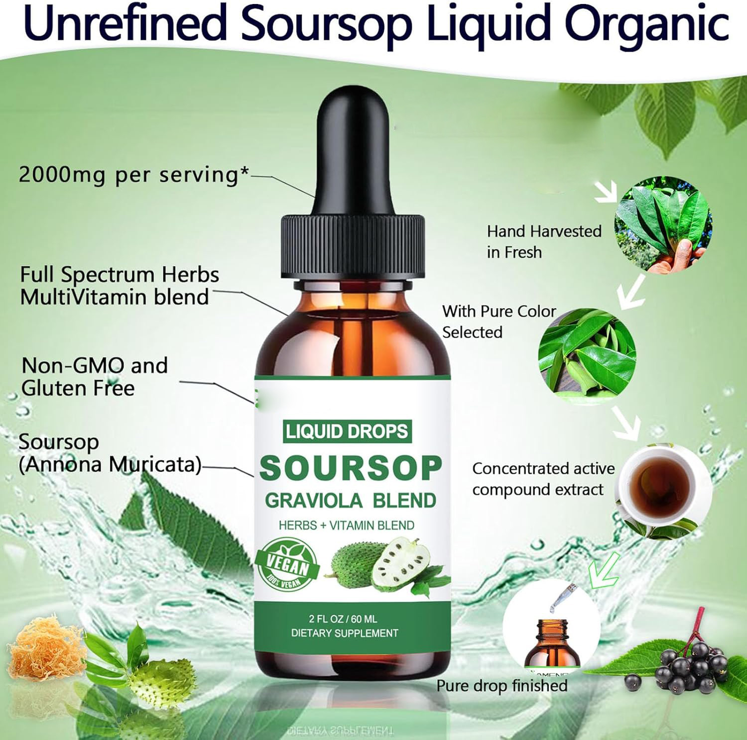 Soursop Graviola Liquid Drops