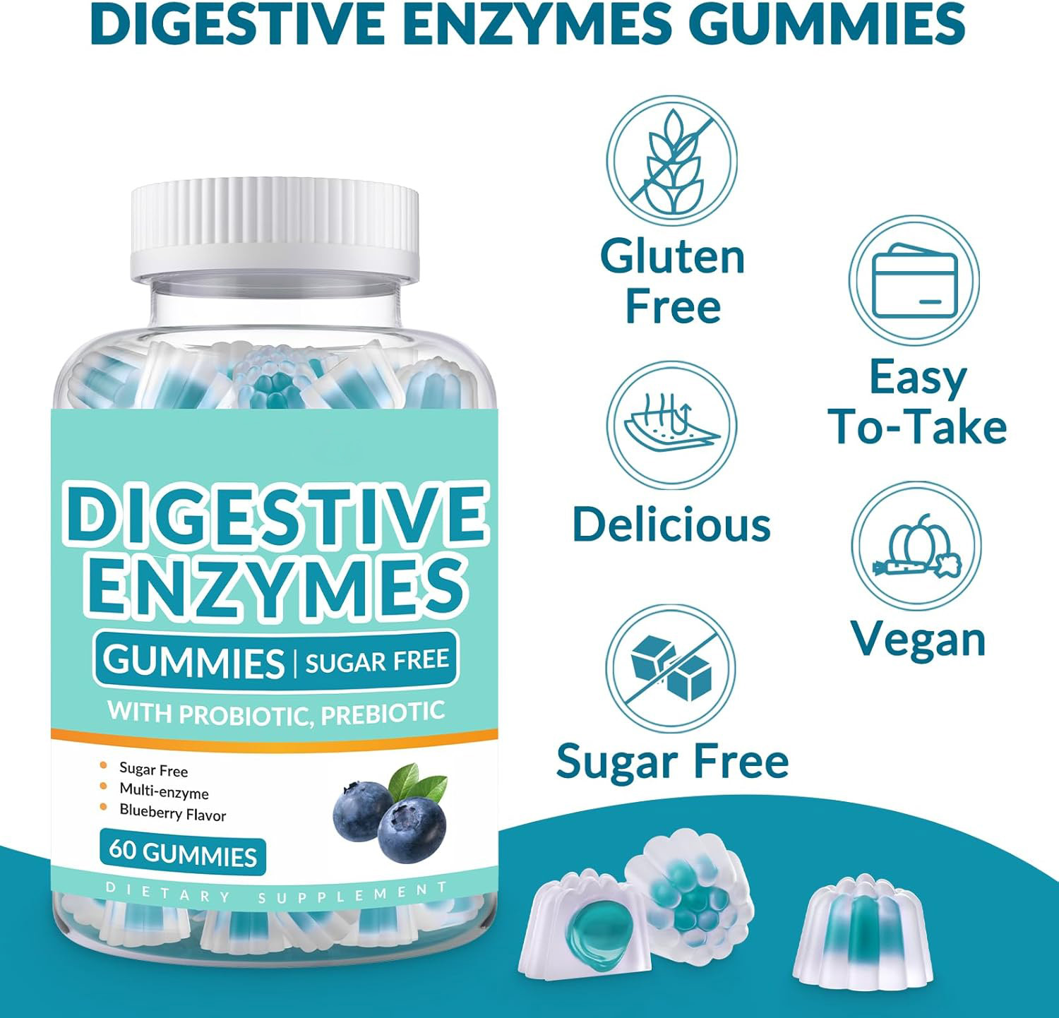  Digestive Enzymes Gummies